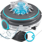 KESSER® Aqua-9000 Robot de Piscine avec Sac de Transport pour piscines jusqu'à 80 m², Batterie Li-ION Max. 75 Min, aspirateur de Piscine sans Fil pour Nettoyage du Sol entièrement Automatique