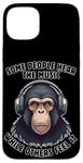 iPhone 15 Plus Monkey Headphones Music Lover Design Case