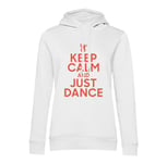 Sweat À Capuche Keep Calm And Just Dance Parodie Angleterre Danse