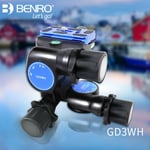 BENRO GD3WH 3D Gear Head Camera Tripod Head Gimbal Platform & PU70 QR Plate 6KG