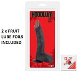 Realistic Black 11.5 Inch Dildo with Balls HOODLUM Suction Cup Anal/Vagina +LUBE