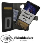 Skimblocker Magnet Fodral Xiaomi Redmi Note 8 Pro (Svart)