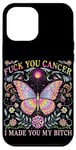 Coque pour iPhone 12 Pro Max Si tu es un cancer, c'est moi qui t'ai fait devenir drôle | Supportdesign