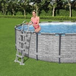 Bestway Échelle de piscine à 4 marches Flowclear 122 cm échelle de sécurité