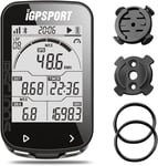 IGPSPORT Ordinateur de vélo GPS, Compteur de Vitesse et Compteur kilométrique sans Fil Ant+, Ordinateur de vélo Rechargeable étanche IPX7 avec écran LCD rétroéclairé Automatique de 2,6 Pouces