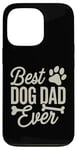 Coque pour iPhone 13 Pro Best Dog Dad Ever Funny Pet Owner Sarcastique