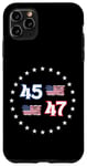 Coque pour iPhone 11 Pro Max 45 47 Trump 2024, Trump President 45 47, 45 47 Chemise pour homme