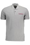 Polo En Coton Gris Napapijri Pour Homme Authentique