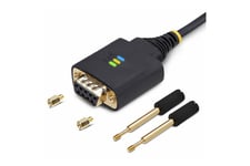 StarTech.com 1ft/30cm USB to Null Modem Serial Adapter Cable, FTDI, RS232 - USB / seriell kabel - USB till DB-9 - 30 cm