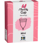 MonthlyCup Mini pink Menskopp 1 st