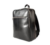 Exactive Leather Backpack For Laptop Black