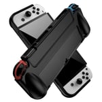 Nintendo Switch OLED enkelt TPU-skydd - Svart Svart