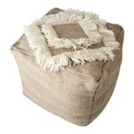 Affari of Sweden, MINNA sittpuff beige/elfenben