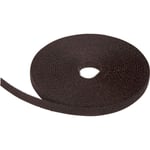 VELCRO BÅND 10MM SORT (5M)