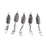 (10g)5pcs/bag For Bullet Shaped Fishing Sinkers Fishing Accessories Tackle DT