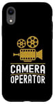 iPhone XR Camera Operator Loves Movie Sets Cameraman Camera Operator Case