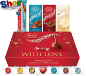 Lindor  Official  Valentine ' S  Chocolate  Gift  Hamper  Box -  Chocolate  Truf