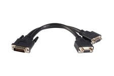 StarTech.com DMS 59 to VGA Splitter - 8in - DMS 59 to 2x VGA - Y Cable - Monitor Splitter Cable - DMS 59 Cable - DMS 59 to VGA Adapter (DMSVGAVGA1) - VGA-kabel - 20 cm