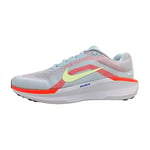 Nike Homme Air Winflo 11 Running Shoe, Glacier Blue/Barely Volt-Bright Crimson, 44.5 EU