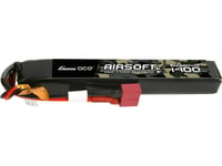 Gens Ace 25C 1400Mah 2S1p 7,4V Airsoft Gun Lipo-Batteri Med T-Kontakt