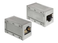 Delock - Nätverkskort - RJ-45 (hona) till RJ-45 (hane) - CAT 5e