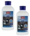 Melitta Descaler Liquid for Auto Coffee Machines, 2 x 250ml Odour Neutral