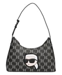 Karl Lagerfeld sac hobo femme 245W3064999 intérieur doublure medium Black Nero