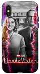 Coque pour iPhone X/XS Marvel WandaVision Scarlett With & Vision Glitch Poster