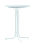 Sieger 138/W Table Mange Plateau Décoratif Blanc 86 x 86 x 112 cm