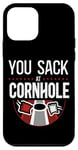 iPhone 12 mini Cornhole Team Bean Bag Player Champ Pun You Sack At Cornhole Case