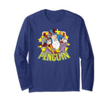 Batman Penguin Stars Long Sleeve T-Shirt