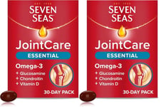 2 x Seven Seas Joint Care Essential With Omega-3 (60 Capsules) Supplement Pack