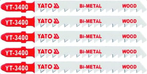 YATO YT-3400-lames de scie à chantourner sol-Lame bi-metal-tpi 6/4 mm