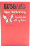 Two Lovely Puppies Design Husband Valentine's Day Card