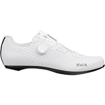 Fizik Unisex Tempo Decos Wide Cycling Shoes, 10.5 UK White