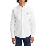 Chemise avec manches longues et col français Levi's® coton blanche