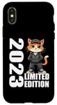 Coque pour iPhone X/XS Édition limitée 2023 Anniversaire 2023 Born 2023 Vintage