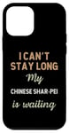 Coque pour iPhone 12 mini Adorable chien chinois pointu pour maman, papa, propriétaire de race, chiot