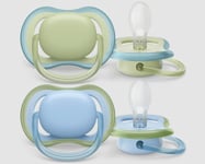 Philips Avent Philips Avent Ultra Air-Napp 0-6 mån Grön/Blå