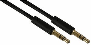 50cm Slim 3.5mm Stereo Jack to Jack Cable Phone Car Audio AUX Mobile Lead 0.5m