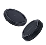 Fuji G-FX Body Cap & Rear Lens Cap Set. Fits Fujifilm G Mount Lenses & Cameras