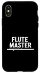 iPhone X/XS Flute Master, Flute Instrument Player and Orchestra Flutist Case