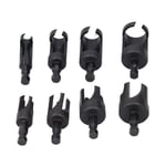 Drill Bit Cutting Tool Seamless Fit 8PCS 1/4in 5/8in 3/8in 1/2in 1/4 Inch Hex