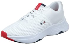 Lacoste Homme Court-Drive 0120 3 SMA Baskets, WHT/NVY/Red, 41 EU