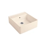 Villeroy&boch - Evier timbre office villeroy et boch Tradition Ivory CeramicPlus avec vidage automatique - Blanc ivoire CeramicPlus