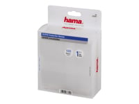 Hama Cd/Dvd Protective Sleeves - Cd/Dvd-Fodral - Kapacitet: 1 Cd/Dvd - Transparent (Paket Om 100)