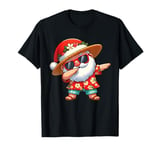 Dabbing Hawaiian Christmas Fun Holiday Vacation Tropical Dab T-Shirt