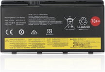 96Wh 78+ 78++ 00HW030 Batterie pour Lenovo ThinkPad P70 P71 17.3" Mobile Workstation i7-7700HQ i7-7820HQ i7-6700HQ i7-6820HQ 20HK 20HL 20ER 20ES 01AV451 4X50K14092 SB10T83193 5B10W13950 SB10F46468