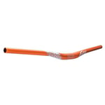 Funn Full on Cintre VTT avec Serrage de 31,8 mm et Largeur de 785 mm, Un Cintre rehaussé en Alliage Robuste et léger pour VTT, BMX et vélo de Route, Cintre VTT avec rehausse de 15 mm (Orange)