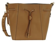 Radley Bucket Bag Tan Brown Dark Butter Drawstring Crossbody Medium Rose Alley